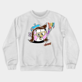 TIFFANY Adventures on Colorful Island Doodle Tiffany Crewneck Sweatshirt